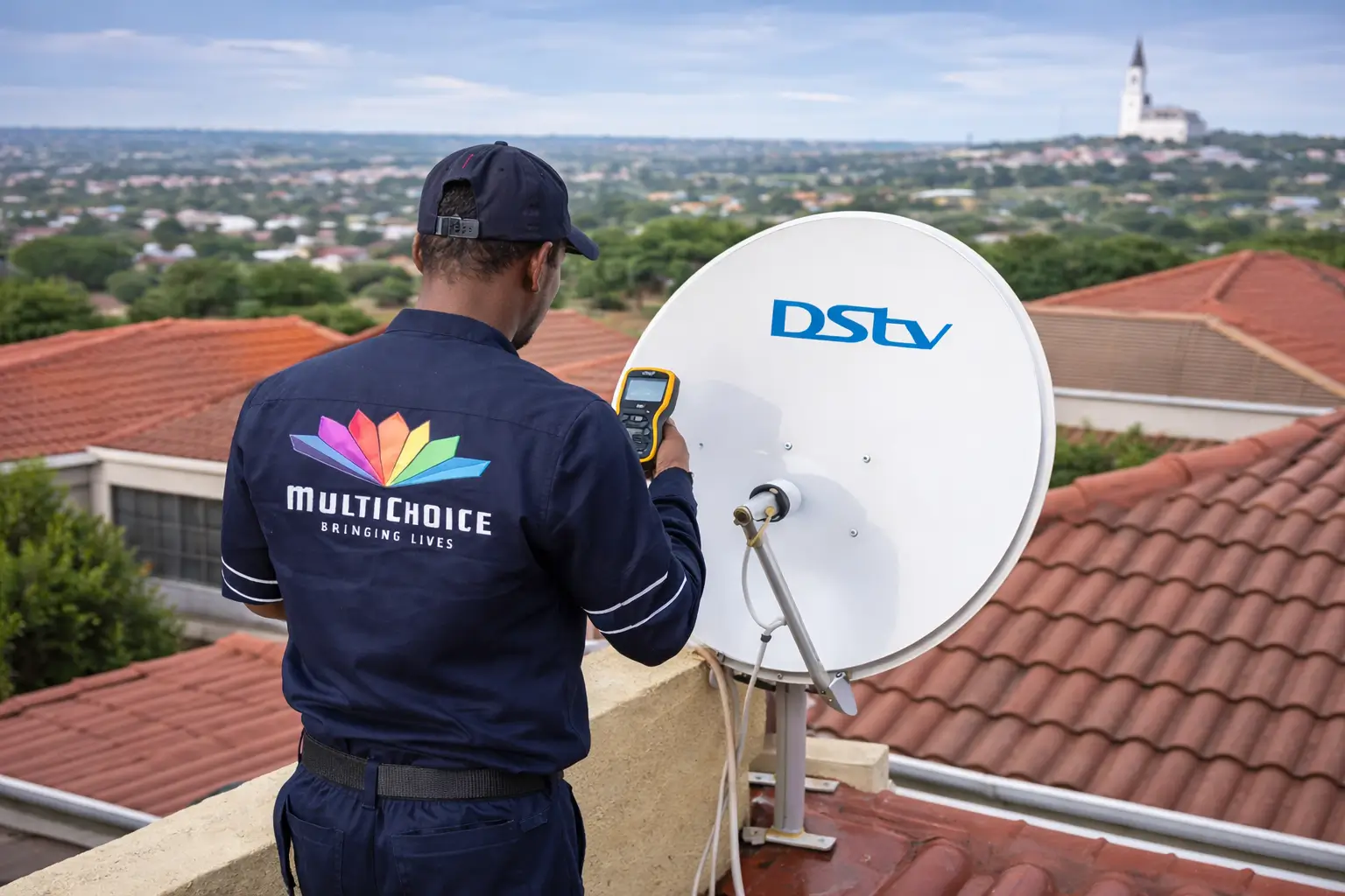 Accredited DSTV installer technician
